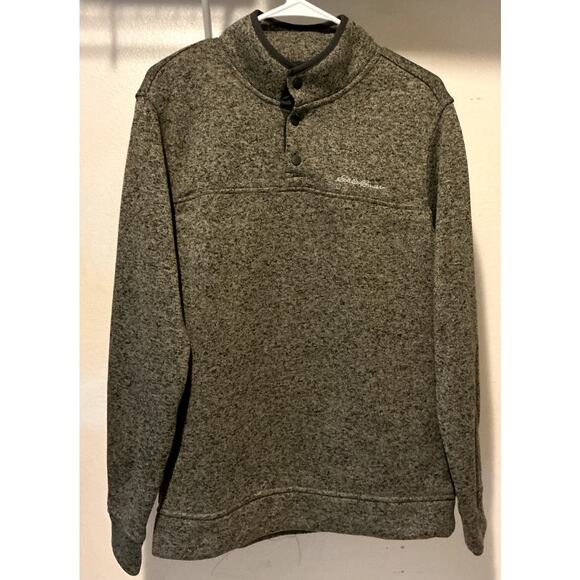 Eddie Baur Men's Fleece Radiator Fleece Snap Pullover Jacket Size Medium - Picture 1 of 5